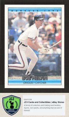 1992 Donruss #231b Bob Melvin - Baltimore Orioles - Image 1 of 2