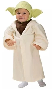 Yoda Babies Costume Toddler Star Wars Fancy Dress Outfit Boys Girls - Picture 1 of 4
