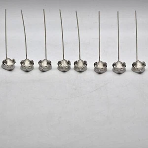 Napier Cheese Hors D'oeuvres Server Mice #229 VTG Rhodium Plated 1960s approx. 2 - Picture 1 of 10
