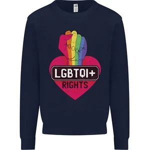 LGBTQI + Rights Gay Pride Awareness LGBT Kids Sweatshirt Sweater - Picture 1 of 97