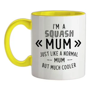I'm A Squash Mum - Keramiktasse - Spielerschläger Ausrüstung Muttertag - Bild 1 von 13