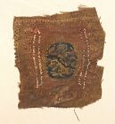 rzadka starożytna egipska tunika z IV- IX wieku koptyjski fragment lnu Luwr muzeum