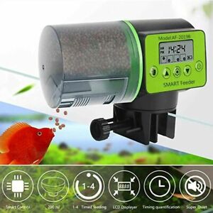 Automatic Timer Fish Digital Smart Feeder Aquarium Tank Food Feeding Dispenser