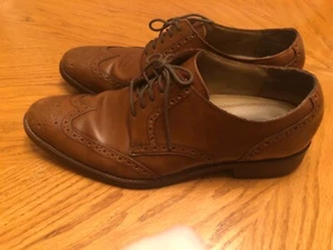 Cole Haan Madison Grand Os Oxford-Schuhe, britisch hellbraun braun Leder Budapester Brogue 11M - Bild 1 von 8