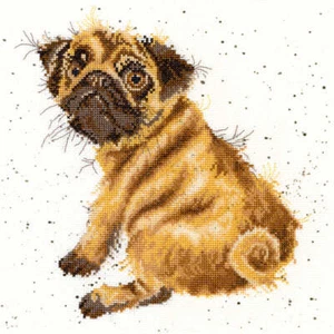 Pug XHD11 Bothy Threads Counted Cross Stitch Kit - Picture 1 of 1