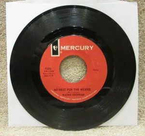 Wayne Cohran - Get Down With It & No Rest For The Wicked 45 Record - 60s Rock - Foto 1 di 2
