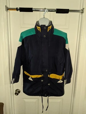 CHAQUETA CALLEJERA MORERA VINTAGE PARA MUJER TALLA MEDIANA AÑOS 80 VELA TEMA NÁUTICO M Foto 1 de 3