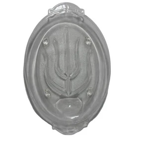 GLASBAKE #380 9x13 Clear Glass Serving Tray Meat Platter Vintage Kitchen Retro - Picture 1 of 5