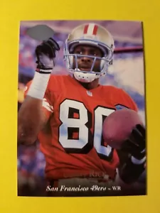 HOF JERRY RICE (SP) SILVER ELECTRIC DIAMOND #44 SG 49ers * 1995 Upper Deck NFL - Bild 1 von 3