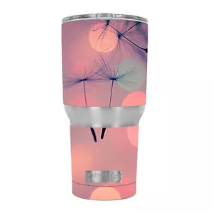 Skin Decal for RTIC 30 oz Tumbler Cup (6-piece kit) / dandilions blowing wind - Picture 1 of 1