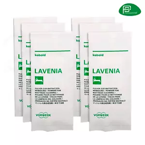 CONFEZIONE LAVENIA 6 BUSTE 120 GRAMMI ORIGINALE VORWERK FOLLETTO KOBOLD 51389 - Foto 1 di 1