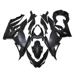 Matte Black Bodywork for Kawasaki Ninja 400 EX400R 2018 - 2023 ABS Fairing Kit - Picture 1 of 7