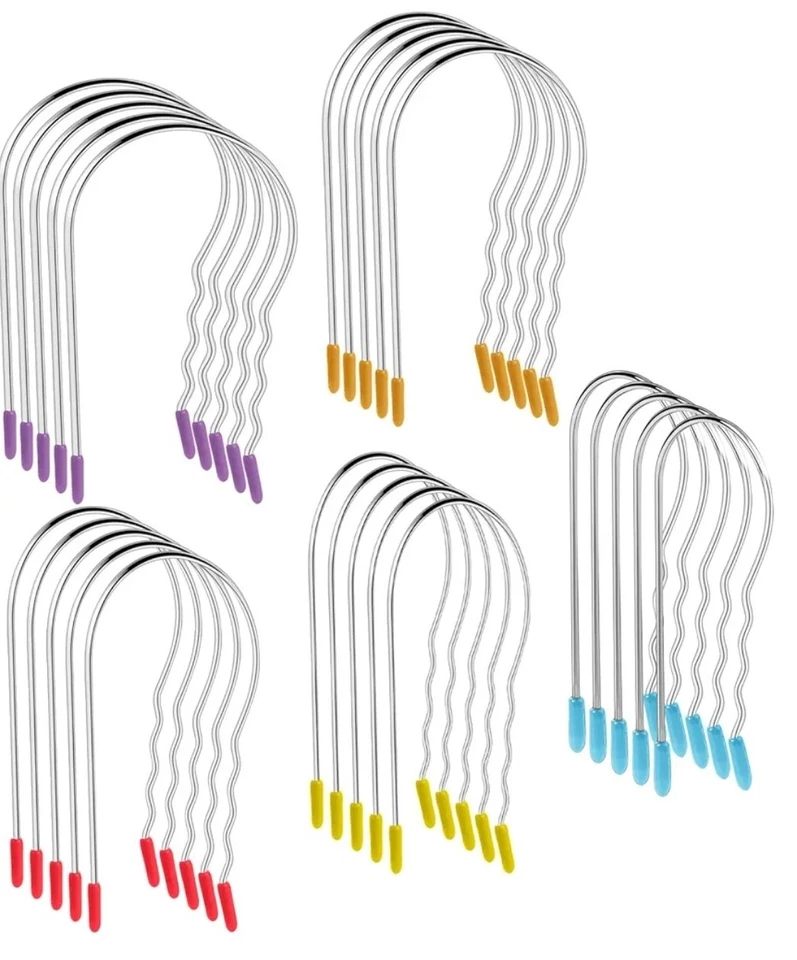 20 PCS Hot Curler Clips Replacement Kit, Hot Roller Clips 1¼",1",¾" Hot Rollers - Image 1 of 1