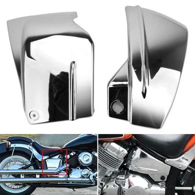 Battery Side Fairing Cover For Yamaha V Star 650 XVS650 Custom XVS650A Classic Foto 1 de 4