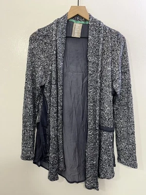 Cárdigan Academia Minimalista Tranquilo Lujo M Tejido Boucle Preppy Grunge Lagom Boho Foto 1 de 4