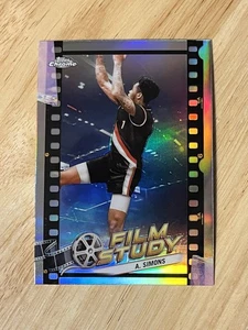 2023-24 Topps Chrome - Film Study Anfernee Simons #FS-20 - Bild 1 von 2