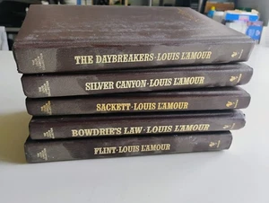 5  Louis L’Amour Hardcover Collection Leatherette Bound- Western Books - Bild 1 von 7