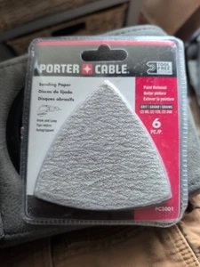 Porter Cable PC3001 80G-120G-240G Finish Paint Removal Sandpaper Triangular - Picture 1 of 2