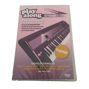 Play Along Keyboard 1 DVD Beginning Keyboardist Tutorial Sealed - Picture 1 of 3