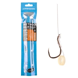 Cresta Method Hair Rigs Bait Band Barbed Method Feeder Feeder pesca cebo pellet - Imagen 1 de 1