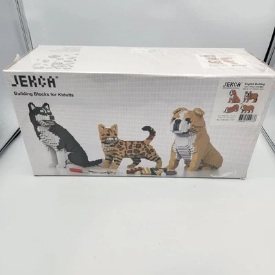 Bloques de construcción Jecka para bulldog inglés para niños #ST19EBD01-M03 14+ 3060 piezas Foto 1 de 4