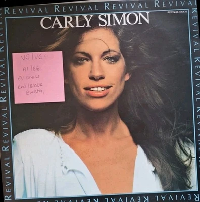 Carly Simon The Best Of Carly Simon Vinyl Record VG/VG+ EKX6  - image 1 of 2