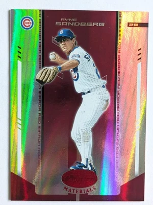 2004 Leaf Certified Materials #217 Ryne Sandberg Mirror Red #51/100 - Image 1 of 4