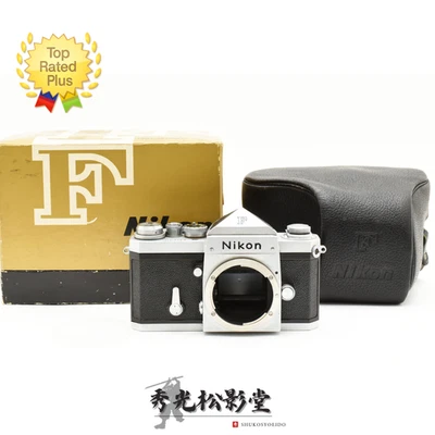 【COMO NUEVO en Caja】Nikon F Eye Level Silver 35mm SLR Film Camera Body de JAPÓN Foto 1 de 4