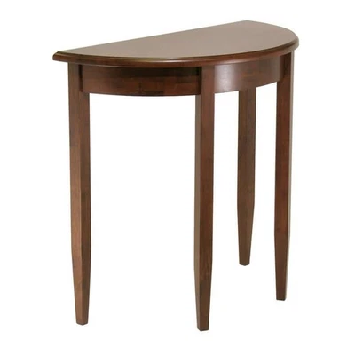 End Table Classic Walnut Tapered Legs 30 in. H x 15.9 in. W x 31.97 in. L - Image 1 of 4