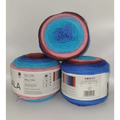 Beautiful Soft Yarn 3 Mandala Phoenix Cakes - Image 1 of 4