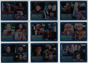 STAR TREK DEEP SPACE NINE HEROES & VILLAINS METAL BASE PARALLEL SET 1-100 XX/75