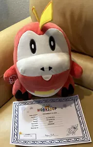 Build A Bear Plush Pokemon Fuecoco With Certificate NWT - Picture 1 of 9