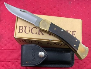 VINTAGE 1974-80 BUCK 110 FOLDING HUNTER KNIFE IN BOX - Picture 1 of 4