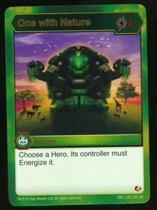 Bakugan Battle Planet Brawlers One with Nature Action Super Rare Card Red Foil - Picture 1 of 3