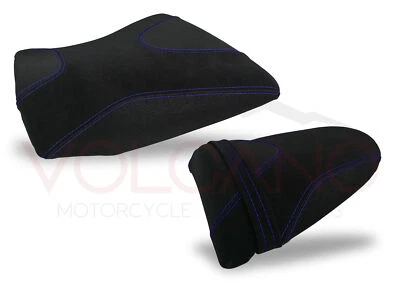Capa de Assento FIT KAWASAKI Z750 Z1000 2003-2006 Design Vulcão AZUL B Antiderrapante - Imagem 1 de 4