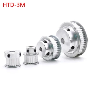 HTD-3M 12T-44T Timing Belt Pulley Pitch 3mm With Step Drive Pulleys Width 11mm - Picture 1 of 32