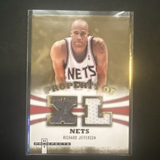 2007-08 Fleer Hot Prospects Property of Nets Card #RJ Richard Jefferson Jsy /149