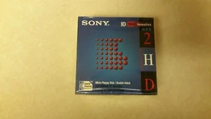 SEALED SONY MFD 2HD 3.5" MAC Formatted 1.4 MB 10 Micro Floppy Disks 10MFD-2HDCFM - Picture 1 of 7