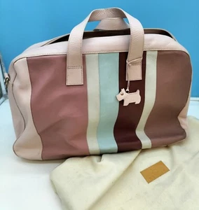 Radley Leather Hodall with Dust Cover Pink Stripe - Picture 1 of 4