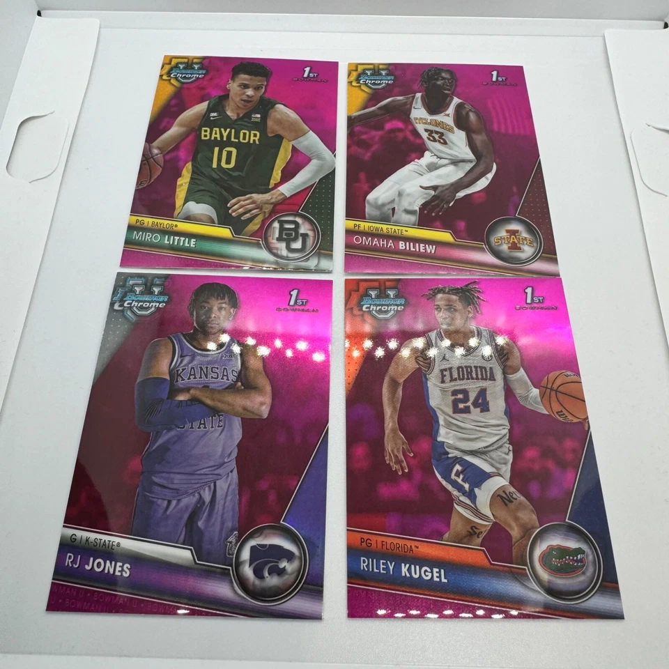 2023-24 Bowman University Chrome Basketball - Pink Refractor - Pick Your Card - Image 1 of 1