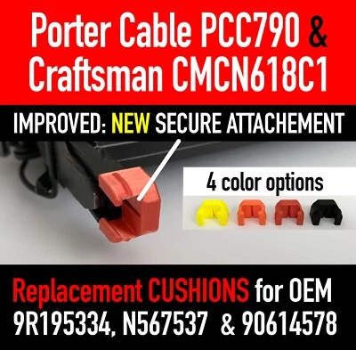 Porter Cable PCC790 & Craftsman CMCN618C1 20v No Mar Tips (4 to 12 Pack)