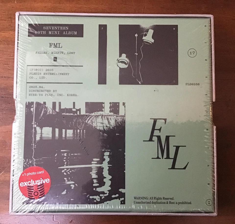 NEW Seventeen 10th Mini Album FML Fallen, Misfit, Lost GREEN K-POP 2023 Sealed - Image 1 of 4