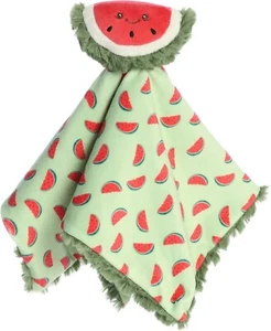 ebba - Precious Produce - 13" Sandía Luvster Acurrucado Bebé Peluche - Imagen 1 de 5