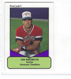 1990 ProCards #169 Don Wakamatsu
