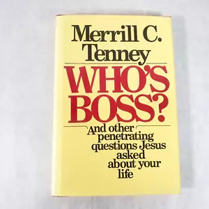 Who's Boss? - 1980 Christian Hardcover by Merrill Chapin Tenney - Imagen 1 de 10