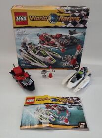 Lego World of Racers Jagged Jaws Reef 8897 Boat Building Toy Not Complete Read⬇️