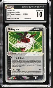 CGC 10 GEM MINT Shiftry ex EX Power Keepers 97/108 Holo SWIRL Pokemon Card psa - Picture 1 of 2