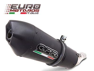 Ducati Monster 1200 /S/R 2017-2018 Terminale Scarico GPR GPE Ti Black Exhaust Foto 1 de 3