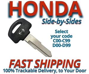 Llave de repuesto Honda Talon cortada a código C00-C99 D00-D99 - Imagen 1 de 4