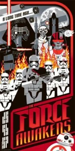 Kylo Ren Rey Poe BB-8 Tinta Metálica Plateada Phasma El Despertar de la Fuerza Arte de Star Wars - Imagen 1 de 1